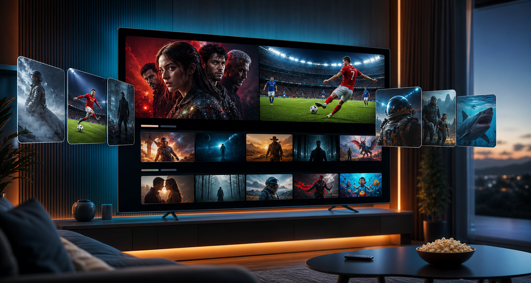 Painel ilustrativo da TopTec TV